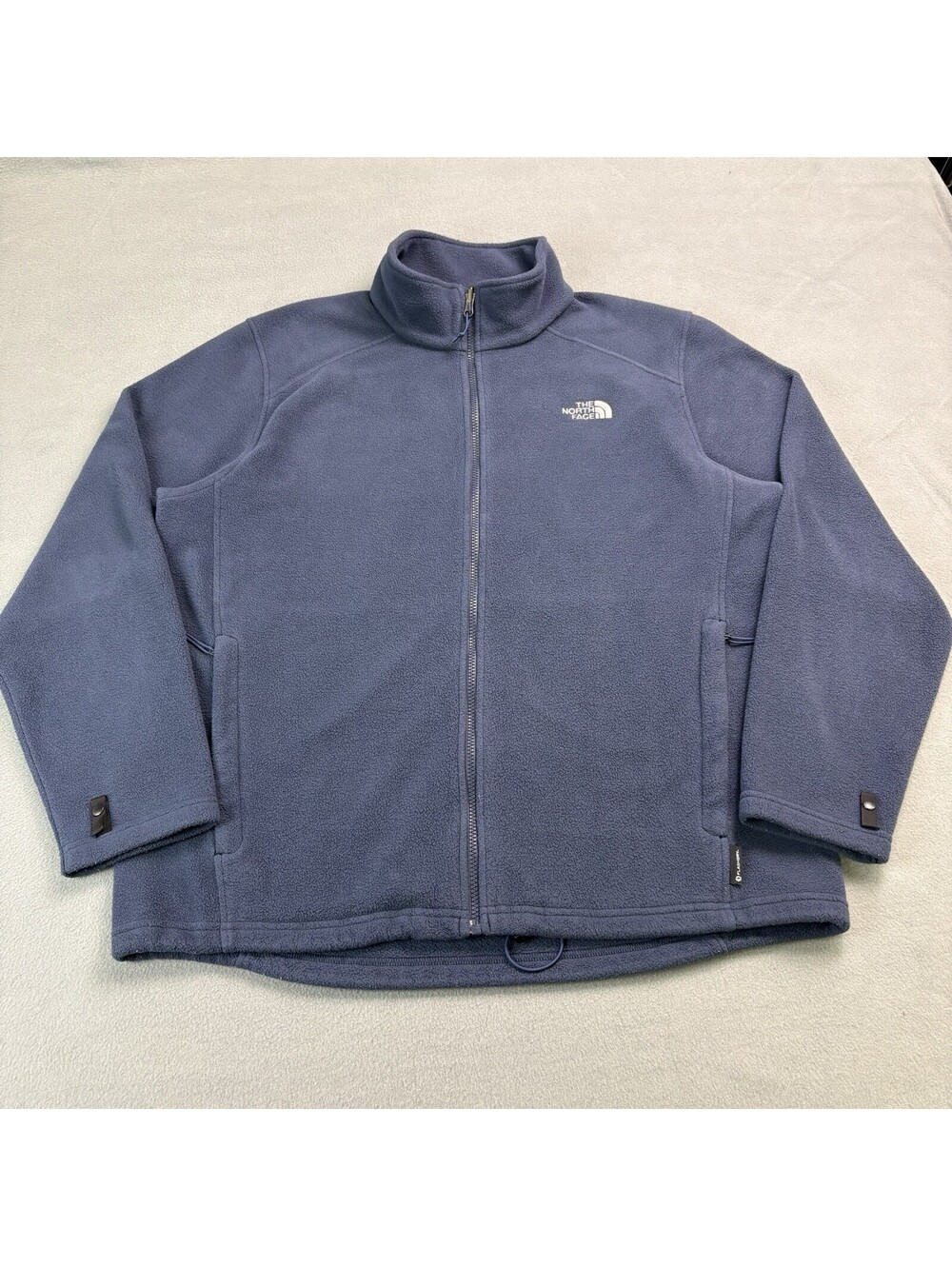 The North Face Flash Dry Fleece Full Zip Pullover Face Size Large Navy Blue